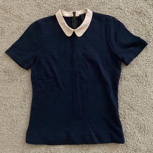 J. Crew Peter Pan collar top